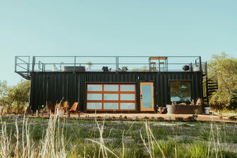 David's Journey from a Steel Box to a Dream Home with Unique 40-Foot Shipping Container Home Plans