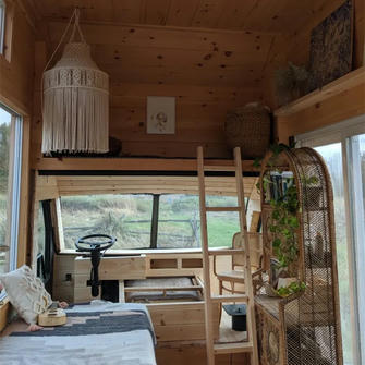 Tiny House Created by Converting a Truck