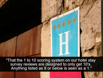 Hotel Staffs Reveal Industry Secrets